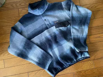 patagonia 플리스 자켓 그라데이션 블루 S