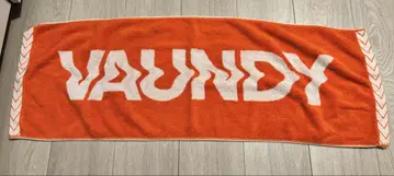 VAUNDY 로고 타월 오렌지