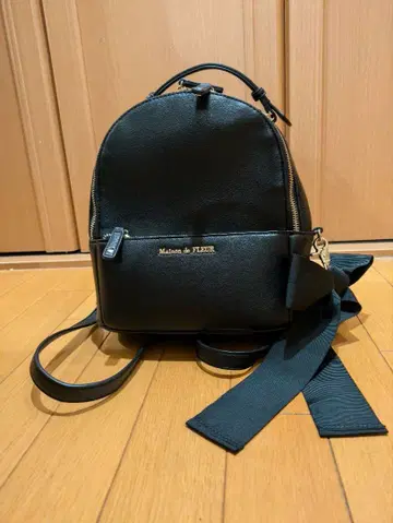 Maison de FLEUR 블랙 백팩