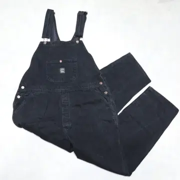 포인터 브랜드 블랙 데님 오버롤 W40 USA 제