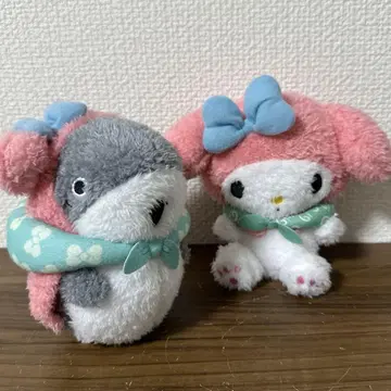 [ 2개 세트 ] 외출 아기상어 x 산리오 캐릭터즈 마이멜로디