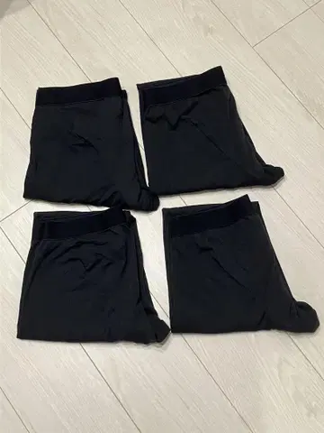 군제 YG 4개 세트 블랙 레깅스 L 사이즈