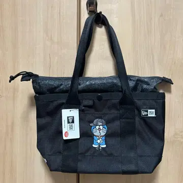 초레어 NEW ERA 뉴에라 토트백 도라에몽 자수 콜라보 블랙