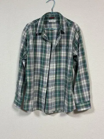 Hush Puppies 허시파피 체크 무늬 플란넬 셔츠 긴팔 L