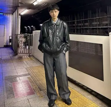 가죽 자켓 80s A2 타입 후카미 코우타