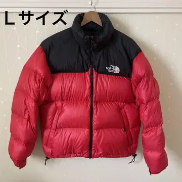 눕시 자켓 L 블랙 레드