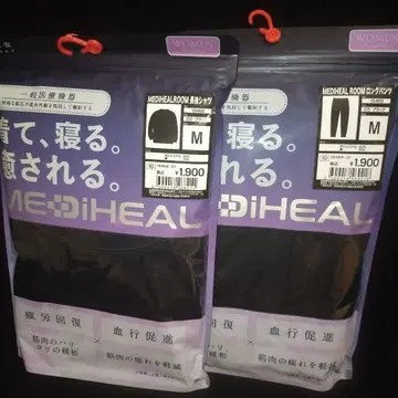 워크맨 리커버리 의류 메디힐 M 블랙 여성용 상하의 세트