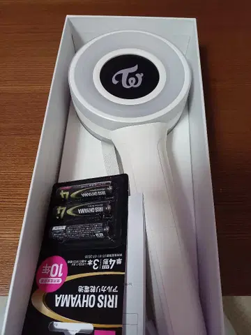 TWICE 응원봉 화이트 핑크