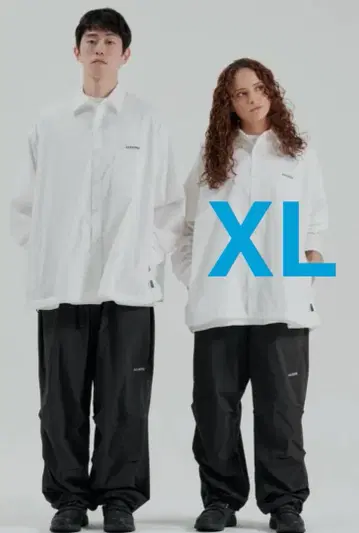 레어 XL ALOUND 오버사이즈 와이드박스 셔츠