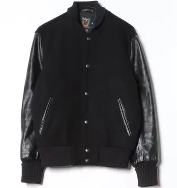 Schott 바시티 자켓 블랙 38