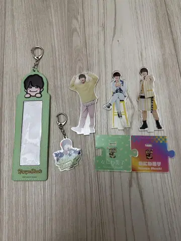 오하시 카즈야 포토 카드 홀더 키링 아크릴 스탠드 POPMALL