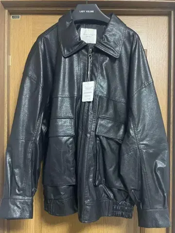 FREAK'S STORE 인조 가죽 블루종 F 사이즈