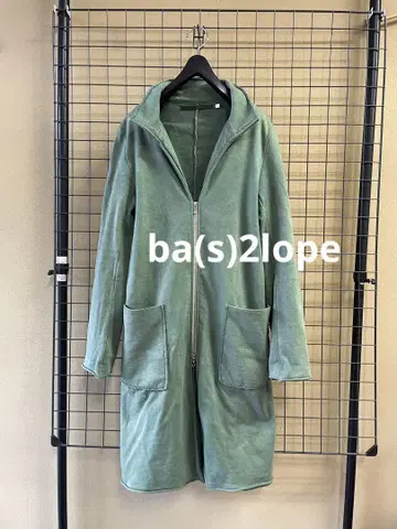 ba(s)2lope 베이스 로프 오버다이 맨투맨 롱 자켓