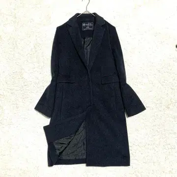 슬로브 이에나 SLOBE IENA 히든 버튼 캐시미어 혼방 체스터 코트