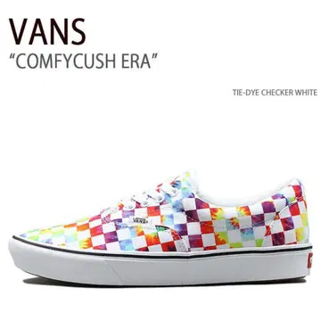VANS COMFYCUSH ERA TIE-DYE CHECKER WHITE