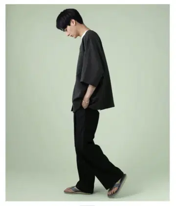 SLICK 스릭 5부 소매 가디건 캐주얼 상의 가디건 새상품