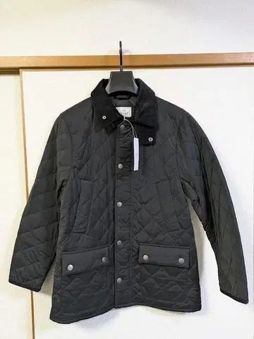BEAMS HEART / 퀼팅 블루종 블랙 / MEDIUM