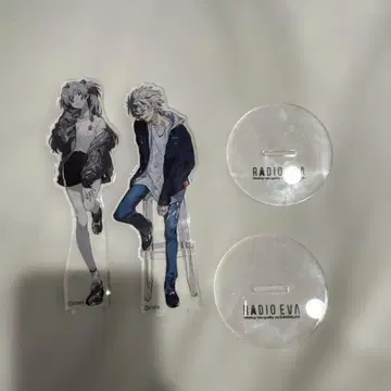 에반게리온 아크릴 스탠드 2체 세트