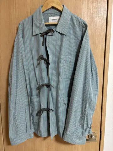 JOHNBULL 스트라이프 셔츠 자켓 차이나