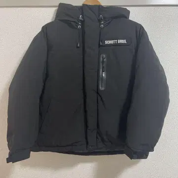 Schott x JEANASIS 블랙 다운 자켓