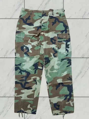 00s 미군 실물 우드랜드 카모 BDU 카고 팬츠