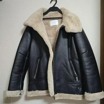 ZARA 에비에이터 무스탕 자켓