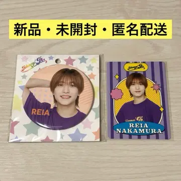 [새상품] 나카무라 레아 트레이딩 카드 캔뱃지 2개 세트