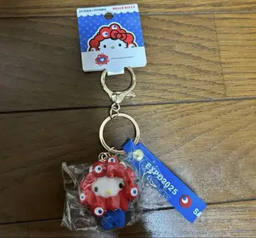 만박 산리오 미야쿠미야쿠 키티 입체 마스코트 스트랩 키링