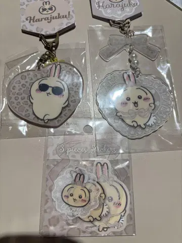 치이카와 GO 하라주쿠 토끼 아크릴 키링 스티커
