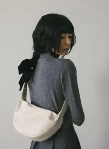 스타일 믹서기 만돌린 미니 숄더백 화이트