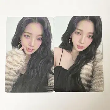 aespa LIVE TOUR 6000엔 트레이딩 카드 2종 컴프 카리나