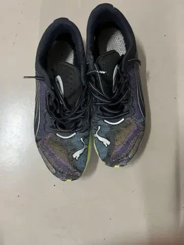 Puma 러닝화 블랙/멀티 컬러 28.5