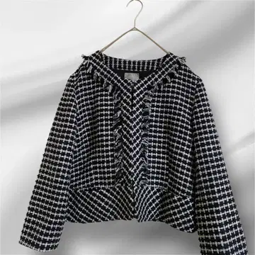빅 사이즈! DAMA collection 트위드 노카라 자켓 13