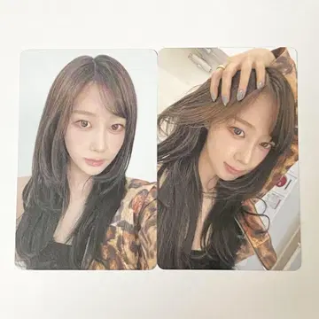 aespa LIVE TOUR 6000엔 트레이딩 카드 2종 컴프 지젤
