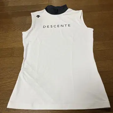 DESCENTE 골프용 셔츠 M 화이트