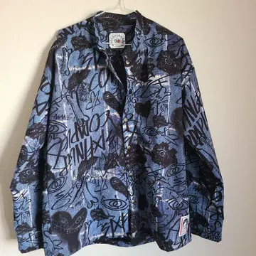 그래픽 디자이너 맨. G 셔츠 자켓 y2k 스트릿 스타일 한국