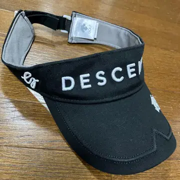 DESCENTE 골프 바이저 블랙