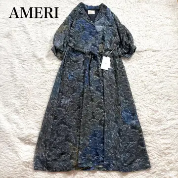 Ameri MEDI 2WAY RACHEL FLUFFY ART DRESS