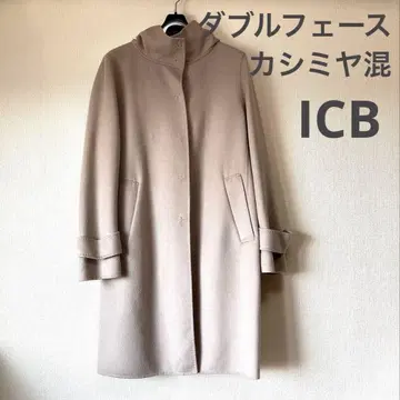 ICB 울 캐시미어 9호 경량 코트 더블 페이스 베이지 베이직