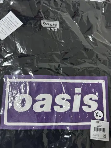 덤 포함 oasis Fan Store 한정판 T셔츠 TOKYO DOME