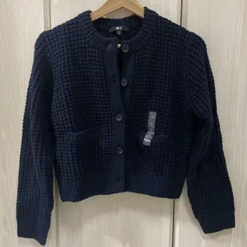 UNIQLO 와플 니트 크루넥 가디건 S 사이즈