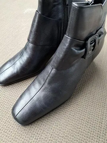 블랙 부츠 24cm Riz 미사용