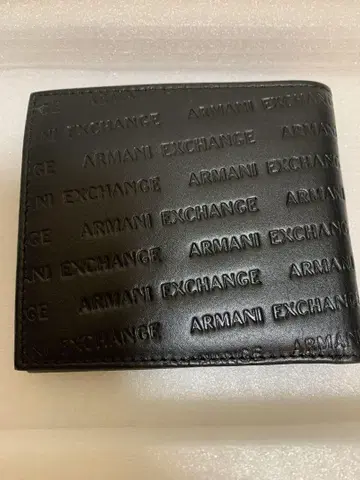 새상품급 ARMANI EXCHANGE 접이식 지갑 블랙