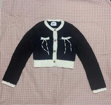 epine ribbon piping cardigan