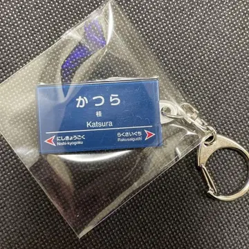 역명판 키링 가발