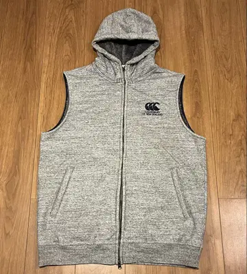 Canterbury 그레이 플리스 베스트 XL