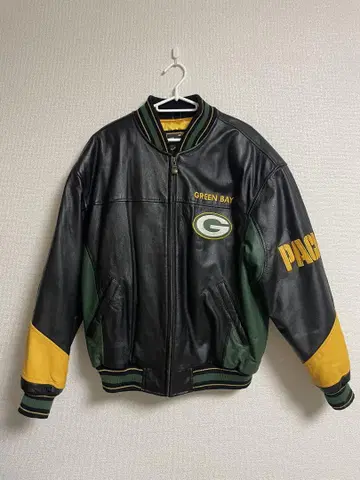 GREEN BAY PACKERS 가죽 자켓
