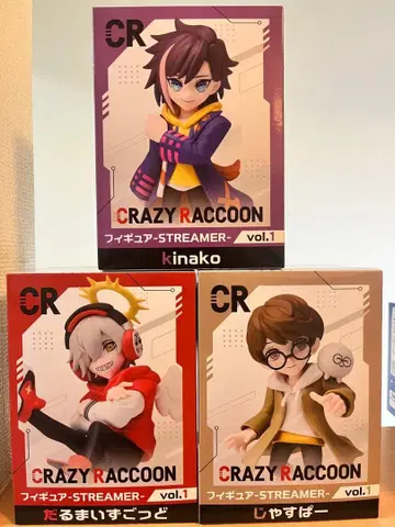 CRAZY RACCOON x GiGO 피규어 세트