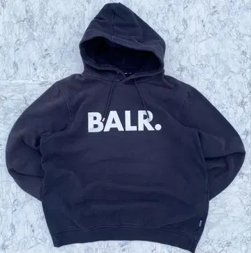 레어 BALR. 보라 네이비 네이비 후디 M 사이즈 상당 후드티