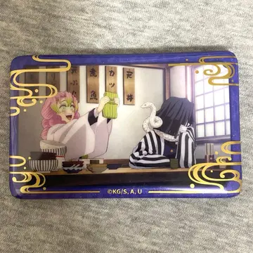 귀멸의 칼날 칸로지 미츠리 이쿠로 오바나이 스퀘어 캔뱃지 중국 한정판